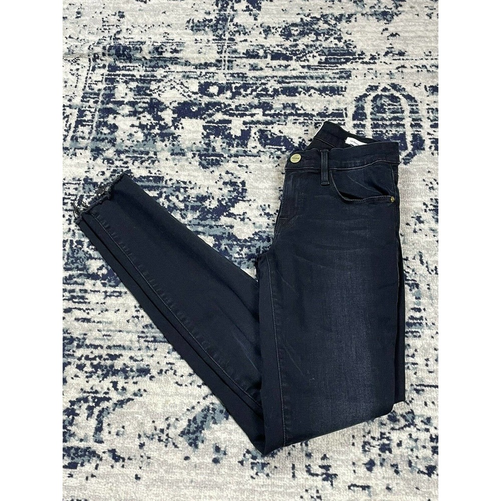 FRAME DENIM SZ 24 Le Skinny De Jeanne Dark Wash Jeans